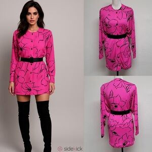 daniele carlotta asymmetric mini dress Daniele Carlotta | Dresses | Daniele Carlotta Asymmetric Silk Mini Dress Black Pink 2